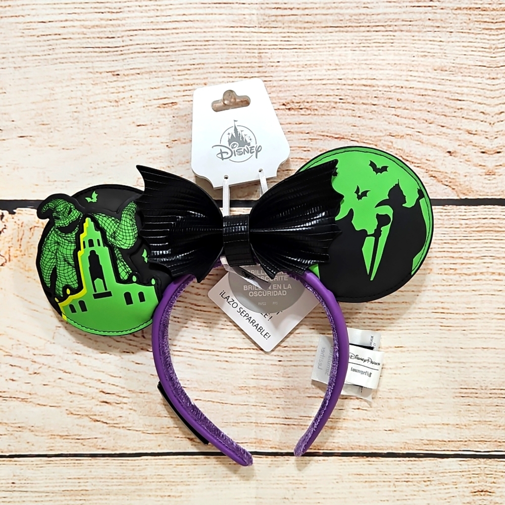 NWT Disney Loungefly Oogie Boogie Bash 24 Purple Black Green